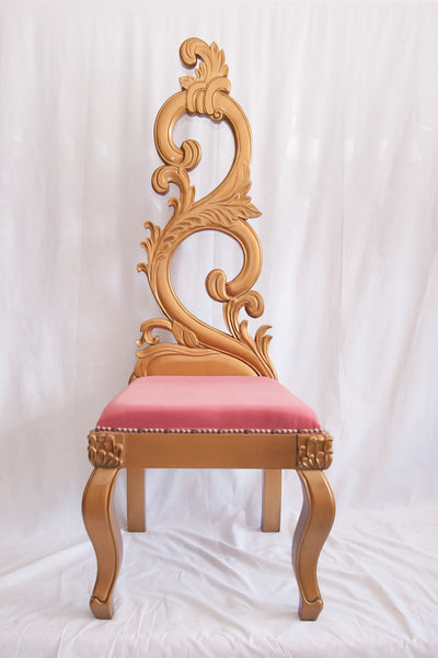 Special Design Hand Carved High Back Oriental Chair